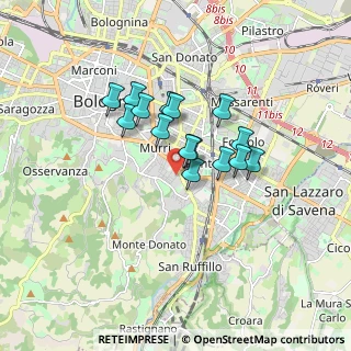 Mappa Via Lodovico Varthema, 40137 Bologna BO, Italia (1.26067)