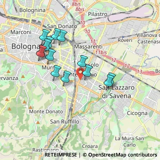 Mappa Via Po, 40139 Bologna BO, Italia (1.815)