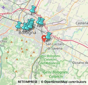 Mappa Via Po, 40139 Bologna BO, Italia (3.56)