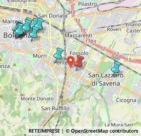 Mappa Via Po, 40139 Bologna BO, Italia (2.73231)