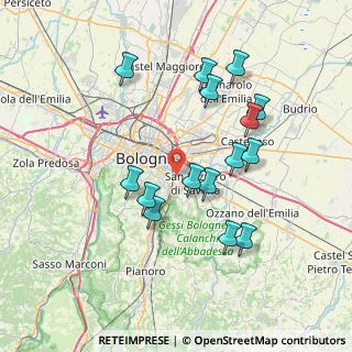 Mappa Via Adige, 40139 Bologna BO, Italia (7.23267)