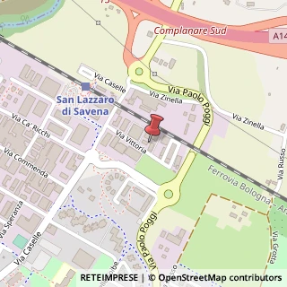 Mappa Via Vittoria, 7, 40068 San Lazzaro di Savena, Bologna (Emilia Romagna)