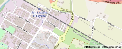 Mappa San Lazzaro di Savena