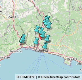 Mappa Via Antonio Gramsci, 16010 Manesseno GE, Italia (9.10313)