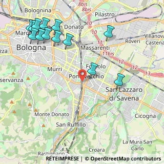 Mappa Via Ponte Vecchio, 40139 Bologna BO, Italia (2.74385)