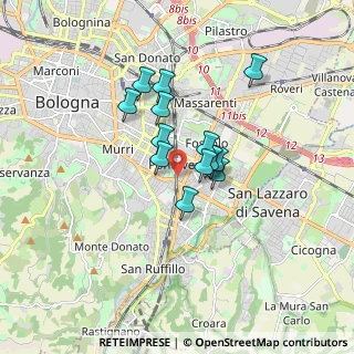 Mappa Via Ponte Vecchio, 40139 Bologna BO, Italia (1.23077)