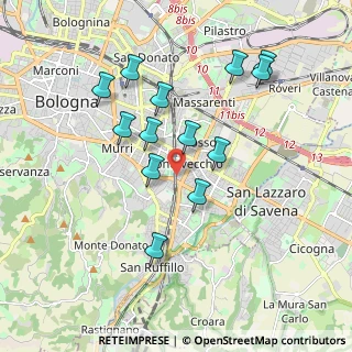 Mappa Via Ponte Vecchio, 40139 Bologna BO, Italia (1.80385)
