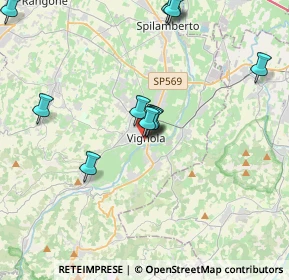 Mappa Via J. Cantelli, 41058 Vignola MO, Italia (5.07133)