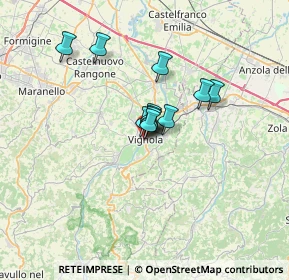 Mappa Via J. Cantelli, 41058 Vignola MO, Italia (4.21455)