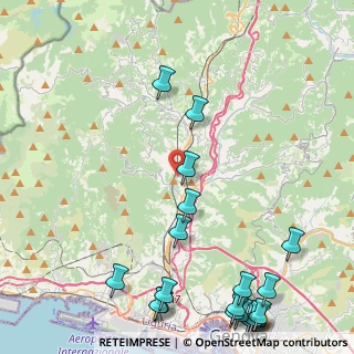 Mappa Via Romairone 42 ER, 16163 Genova GE, Italia (6.4685)
