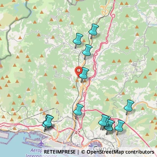 Mappa Via Romairone 42 ER, 16163 Genova GE, Italia (5.49857)