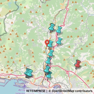 Mappa Via Romairone 42 ER, 16163 Genova GE, Italia (4.79412)