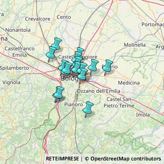 Mappa Via Calanco, 40139 Bologna BO, Italia (8.73706)