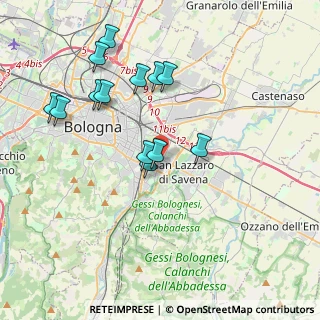Mappa Via Calanco, 40139 Bologna BO, Italia (3.82846)