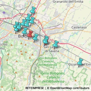Mappa Via Calanco, 40139 Bologna BO, Italia (4.49063)
