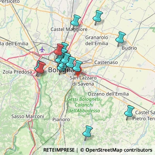 Mappa Via Amico Aspertini, 40139 Bologna BO, Italia (7.22)