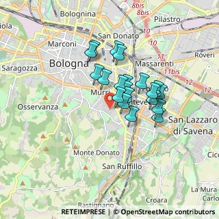 Mappa Via Giovanni Marchetti, 40137 Bologna BO, Italia (1.2955)