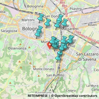 Mappa Via Giovanni Marchetti, 40137 Bologna BO, Italia (1.3045)