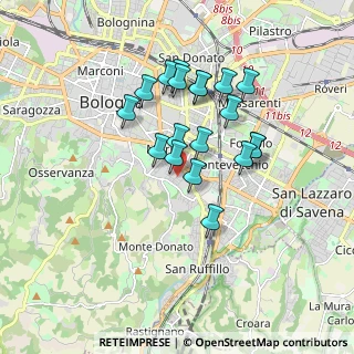 Mappa Via Giovanni Marchetti, 40137 Bologna BO, Italia (1.50263)