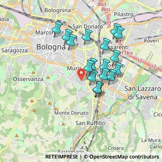 Mappa Via Giovanni Marchetti, 40137 Bologna BO, Italia (1.61176)