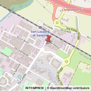 Mappa Via Caduti di Sabbiuno, 1/A, 40068 San Lazzaro di Savena, Bologna (Emilia Romagna)