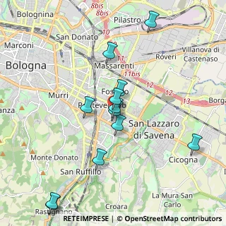 Mappa Lombardia, 40139 Bologna BO, Italia (1.95667)