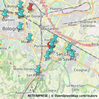 Mappa Lombardia, 40139 Bologna BO, Italia (2.43857)