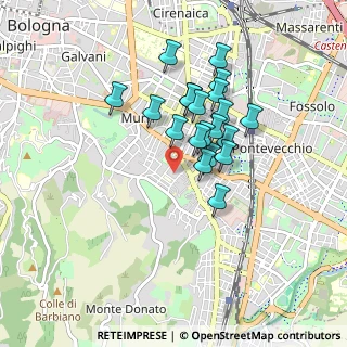 Mappa Via Domenico Guglielmini, 40137 Bologna BO, Italia (0.715)