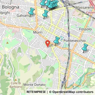 Mappa Via Domenico Guglielmini, 40137 Bologna BO, Italia (1.55364)