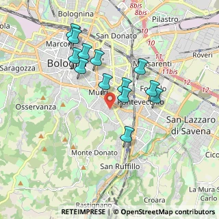 Mappa Via Domenico Guglielmini, 40137 Bologna BO, Italia (1.67308)