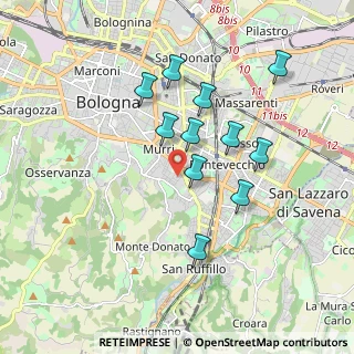 Mappa Via Domenico Guglielmini, 40137 Bologna BO, Italia (1.64636)