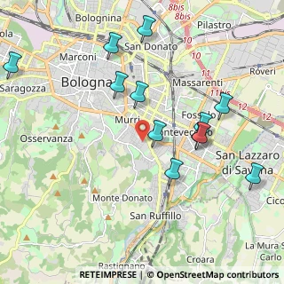 Mappa Via Domenico Guglielmini, 40137 Bologna BO, Italia (2.16417)