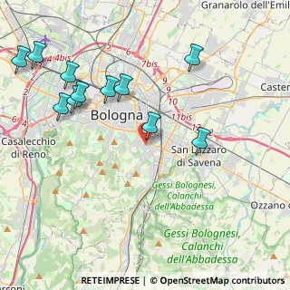 Mappa Via Domenico Guglielmini, 40137 Bologna BO, Italia (4.78818)