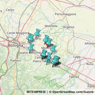 Mappa Via Cuscini, 40059 Medicina BO, Italia (10.58)