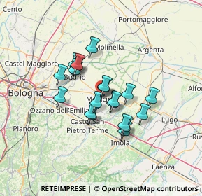 Mappa Via Cuscini, 40059 Medicina BO, Italia (10.001)