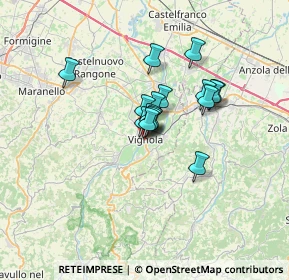 Mappa Via Portello, 41058 Vignola MO, Italia (4.41438)