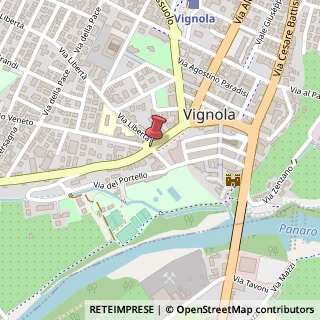 Mappa Via del Portello, 12, 41058 Vignola, Modena (Emilia Romagna)