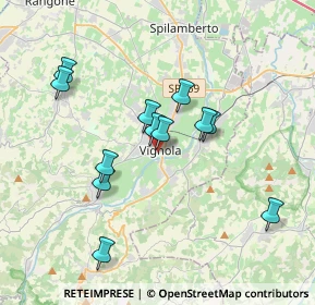 Mappa Via Portello, 41058 Vignola MO, Italia (3.365)