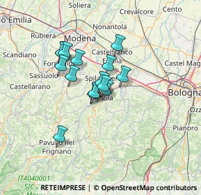 Mappa Via Portello, 41058 Vignola MO, Italia (9.646)