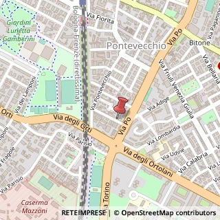 Mappa Via Antonio Fontanesi, 14B, 40139 Bologna, Bologna (Emilia Romagna)