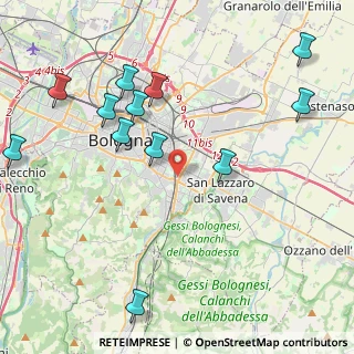 Mappa Via Antonello da Messina, 40139 Bologna BO, Italia (5.37692)