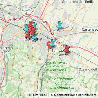 Mappa Via Antonello da Messina, 40139 Bologna BO, Italia (3.6125)