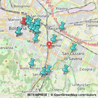Mappa Via Antonello da Messina, 40139 Bologna BO, Italia (2.2475)