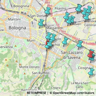 Mappa Via Antonio Fontanesi, 40139 Bologna BO, Italia (2.82)