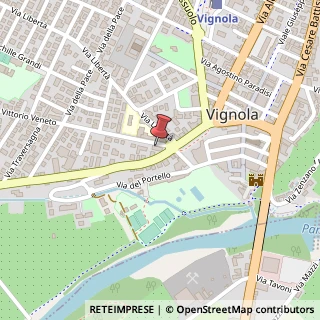 Mappa Viale Vittorio Veneto, 46, 41058 Vignola, Modena (Emilia Romagna)