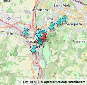 Mappa Via del Canale, 40033 Casalecchio di Reno BO, Italia (0.93538)