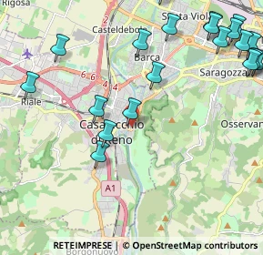 Mappa Via del Canale, 40033 Casalecchio di Reno BO, Italia (2.87)