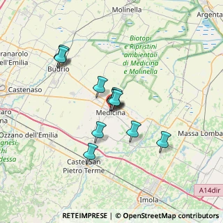 Mappa Via X Settembre, 40059 Medicina BO, Italia (5.58417)