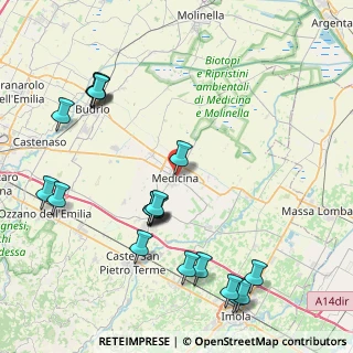 Mappa Via X Settembre, 40059 Medicina BO, Italia (9.9675)