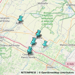 Mappa Via X Settembre, 40059 Medicina BO, Italia (5.80667)